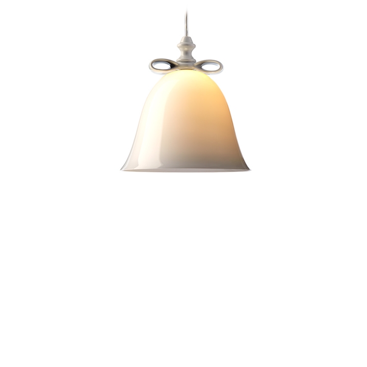 Bell Lamp pendel Small, hvid/hvid
