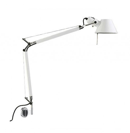 Tolomeo Micro Parete / Væglampe, glossy white