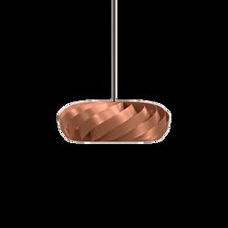 TR5 pendel, alu/kobber, 40 x 18 cm