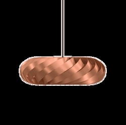 TR5 pendel, alu/kobber, 60 x 20 cm