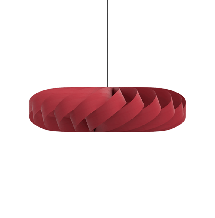TR5 pendel, birk/rød, 80 x 22 cm
