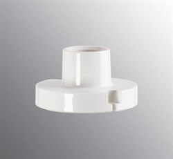 Reservedel: Ifö E27-fatn. hvid t/ledn.tilslut, base T123,5 t/Opus+Ohm 140