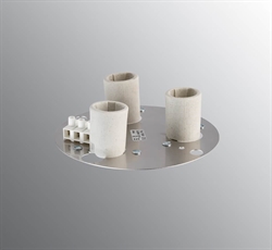 Reservedel: Ifö Monteringsplade 185,5 mm E14 3 x 28 W