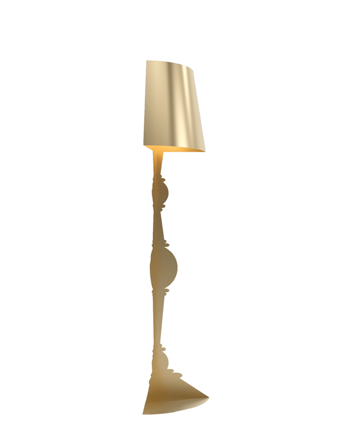 Demi 90 gulvlampe, guld