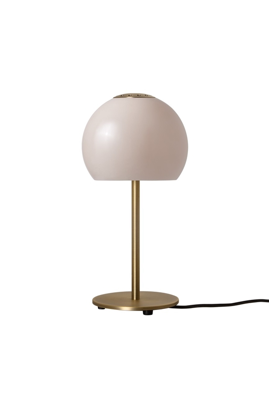 Ball Glass bordlampe, sand grey billede
