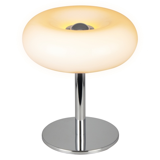 Decor Lunea bordlampe, hvid/krom