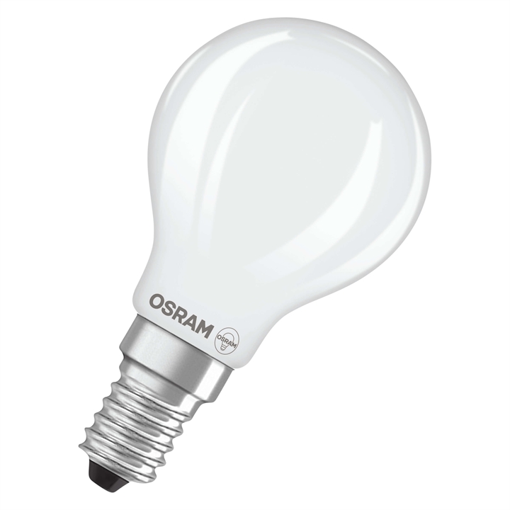 Osram LED-pære 1W E14 827, mat