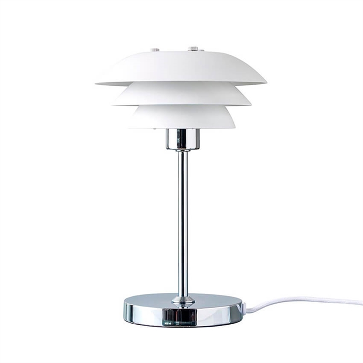DL16 bordlampe, hvid
