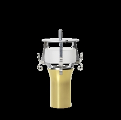 Reservedel: Louis Poulsen PH 2/1 bordlampe, skærmholder messing PVD