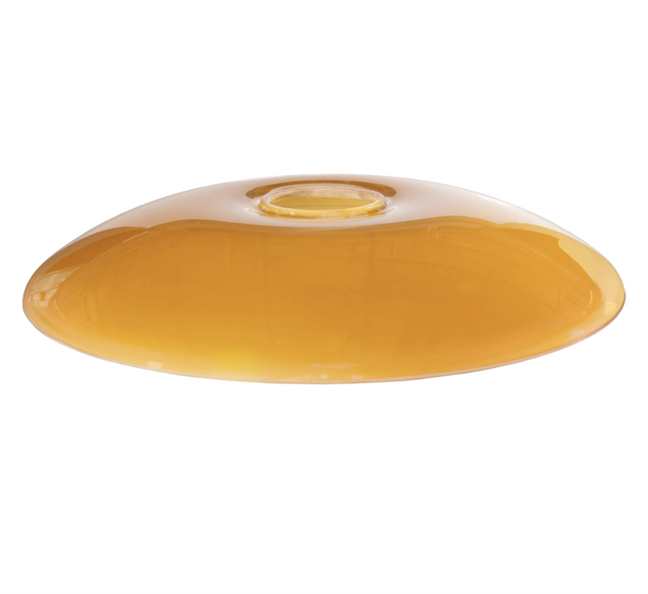 PH 2/1 overskærm, ravfarvet glas