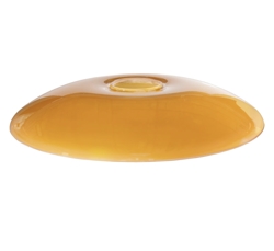 PH 2/1 overskærm, ravfarvet glas