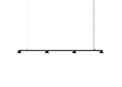 Hat Linear large pendel, sort