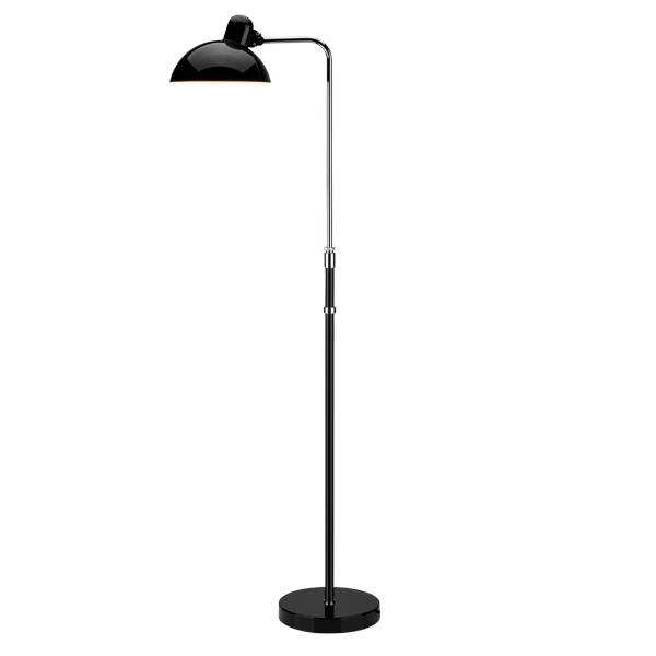 Kaiser idell 6580-F gulvlampe, sort