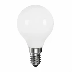 Kronepære LED 6W opal, E14, 2700K 