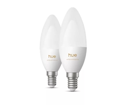 Philips Hue White Ambiance 3,7W LED E14 B39 500lm (2 stk.)