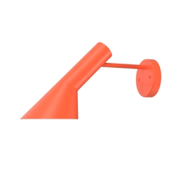 AJ væglampe u/afbryder, electric orange