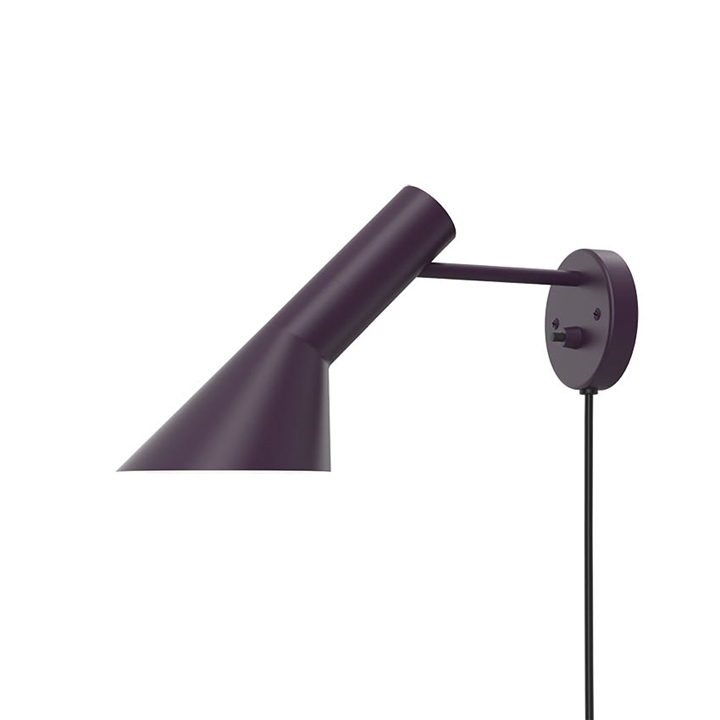 AJ væglampe, aubergine