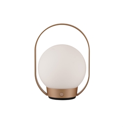 Palla T1 batterilampe / bordlampe, latte