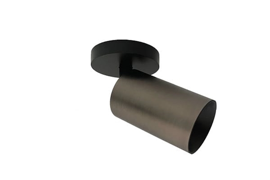 SpotOn Circle1 loftlampe/spot, sort/titanium billede