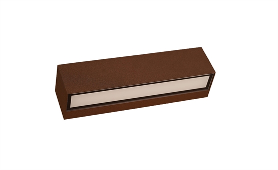 Brick Outdoor Down LED udendørs lampe, rust