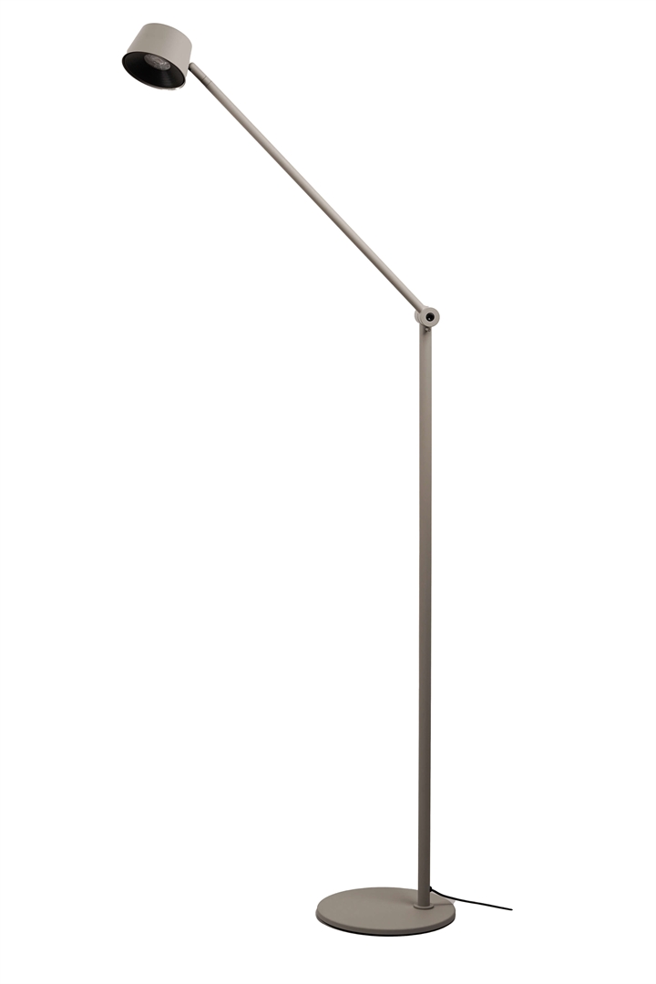 Direction F1 gulvlampe, mat grå
