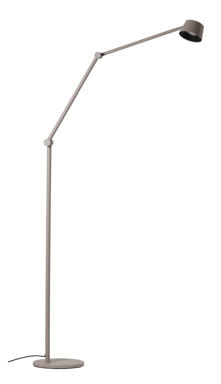 Direction F2 gulvlampe, mat grå