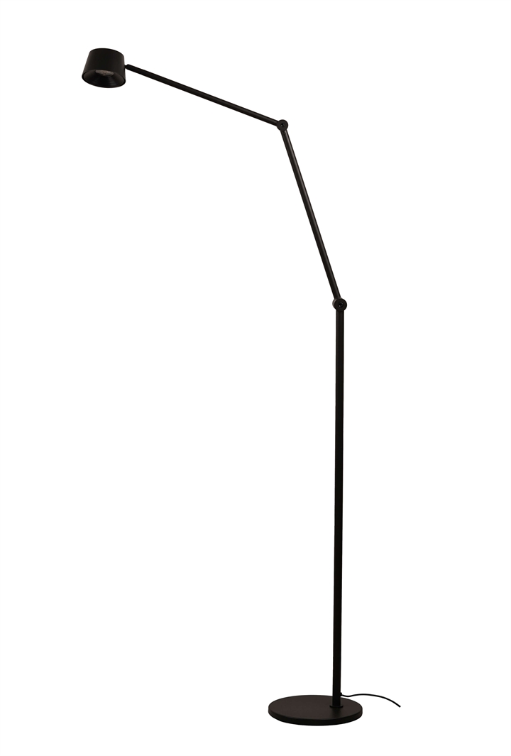 Direction F2 gulvlampe, sort
