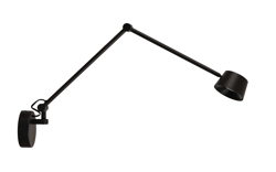 Direction væglampe, sort