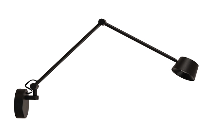 Direction væglampe, sort