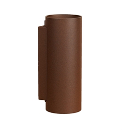 Tubus Outdoor Up/Down W212 LED udendørs lampe, rust