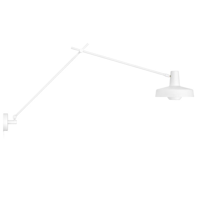 ARIGATO lang væglampe m/ledning, hvid