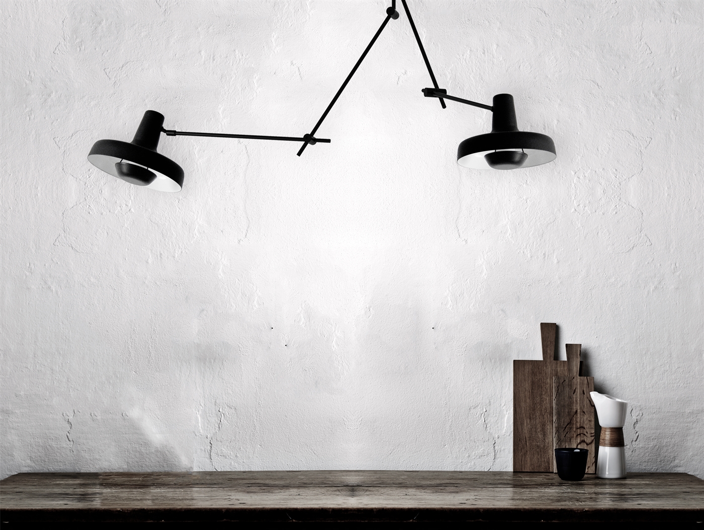 Arigato loftlampe, dobbelt. køb arigato her Spisestue oval