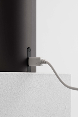 Takku bordlampe/batterilampe, lakeret sort