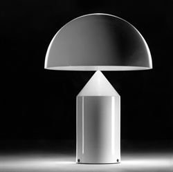 Atollo 233 bordlampe, hvid