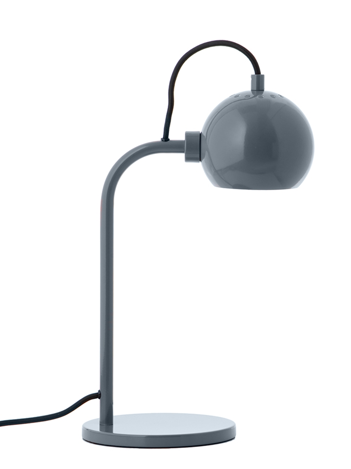 Ball Single bordlampe, steel blue