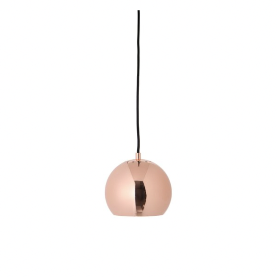 Ball Pendel Ø18, solid kobber