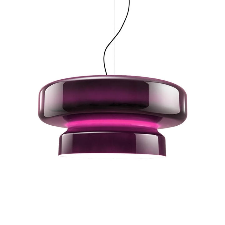 Bohemia 84 LED pendel, violet