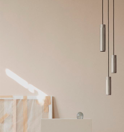 Thorup Copenhagen Patrone Cluster pendel small, nikkel malet messing