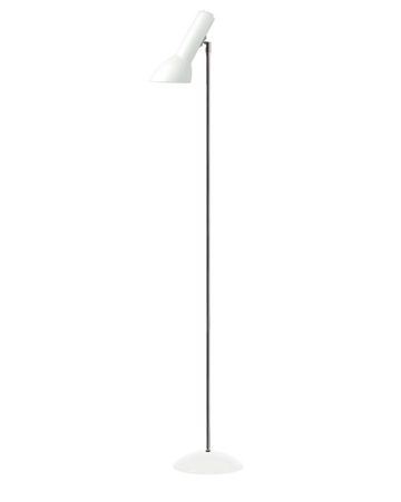 Oblique Gulvlampe, hvid blank