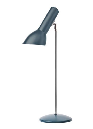Oblique Bordlampe, petroleumblå