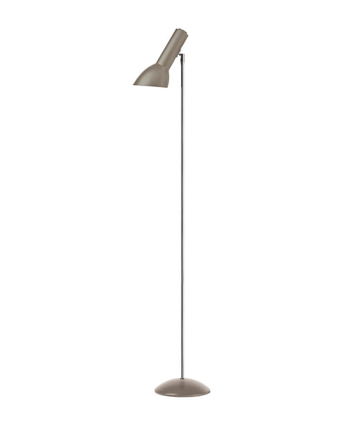 Oblique gulvlampe krom, sand