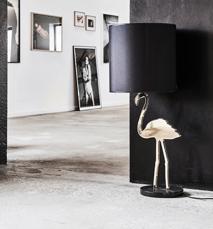 Crazy Flamingo Bordlampe / Gulvlampe