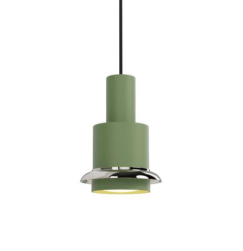 Chaumont pendel 150, grøn/nikkel