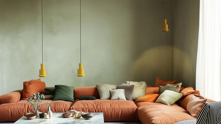 Chaumont pendel 190, gul