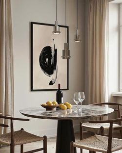 Chaumont pendler 150 og 190 i nikkel