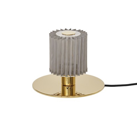 In The Sun 220 bordlampe, guld/sølv