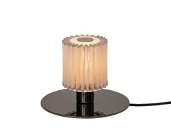 In The Sun 220 bordlampe, sort/sølv