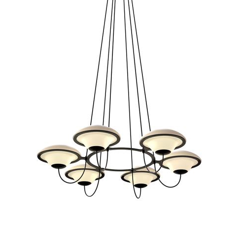 In The Air 6 lysekrone, opal/sort