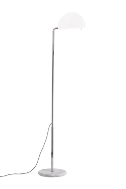 Mezzaluna gulvlampe, hvid