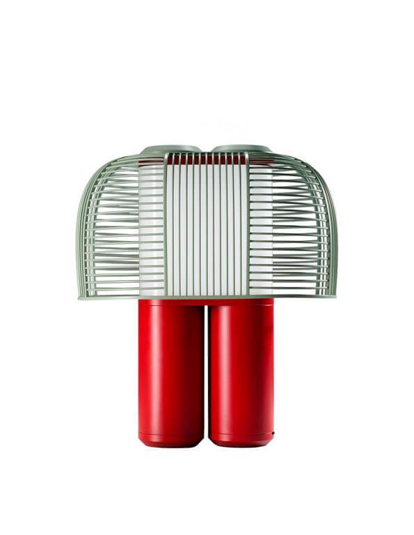 Yasuke bordlampe, rød/grøn